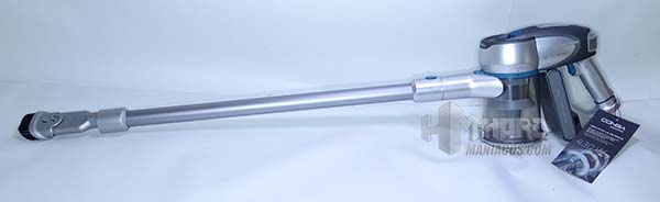 Conga vacuum cleaner dengan tabung teleskopik dan nozzle lebar