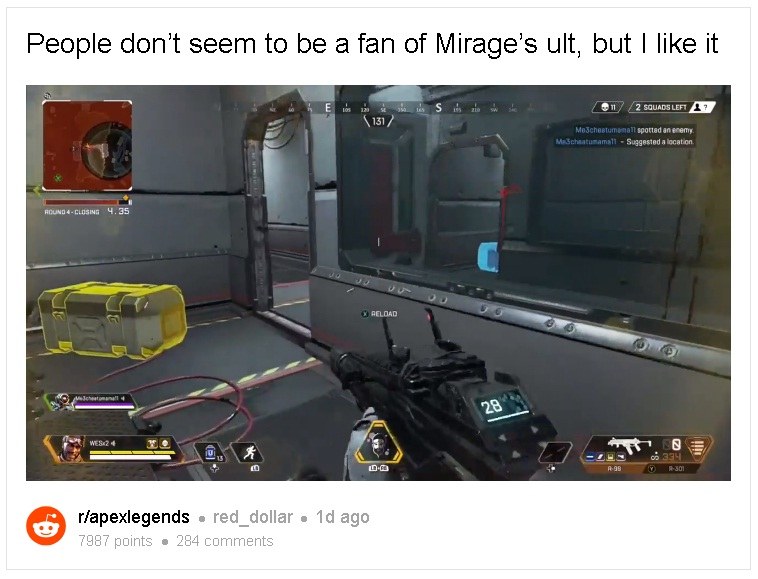 Cara menggunakan Mirage ultimate dengan benar di Apex Legends - Fortnite Penggemar 1