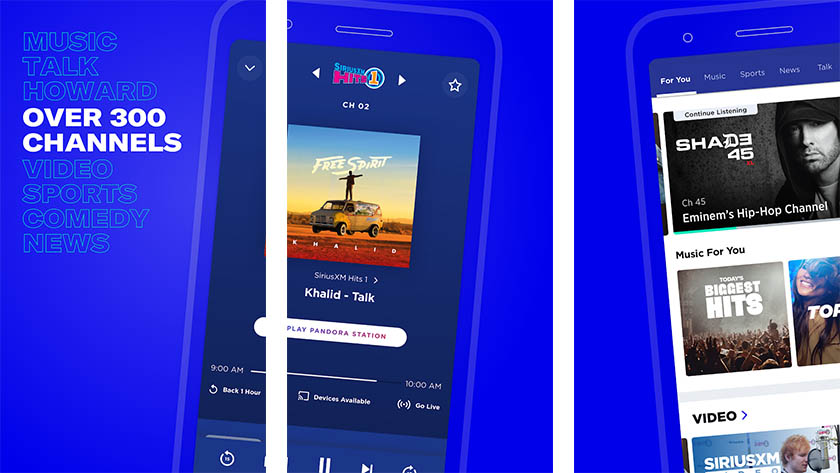 SiriusXM adalah salah satu aplikasi radio terbaik untuk android