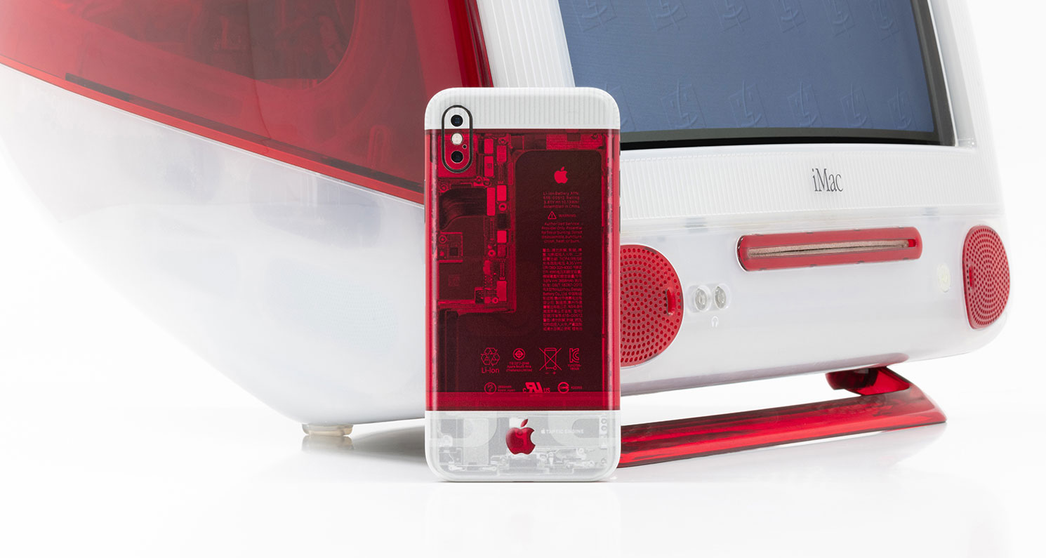 iWraps mengambil Apple iPhone kembali ke tahun 90-an dengan desain yang terinspirasi iMac G3 1