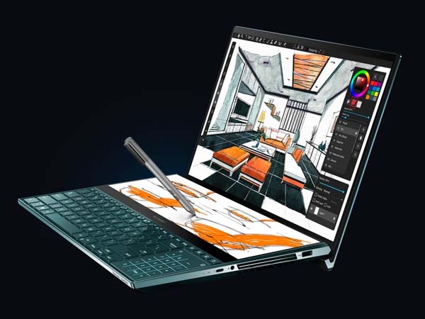 Laptop Asus ZenBook Pro Duo (UX581) baru dari Asus, dengan ScreenPad Plus 2