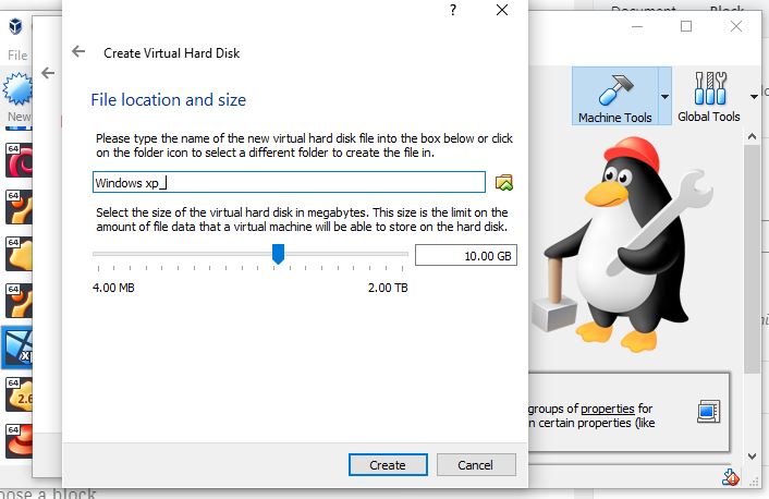 Как установить Windows XP ISO активен Windows 10 VirtualBox 3