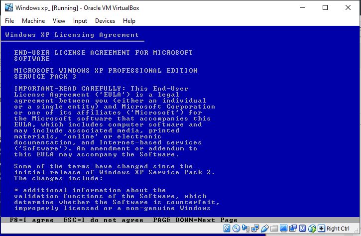 Как установить Windows XP ISO активен Windows 10 VirtualBox 7