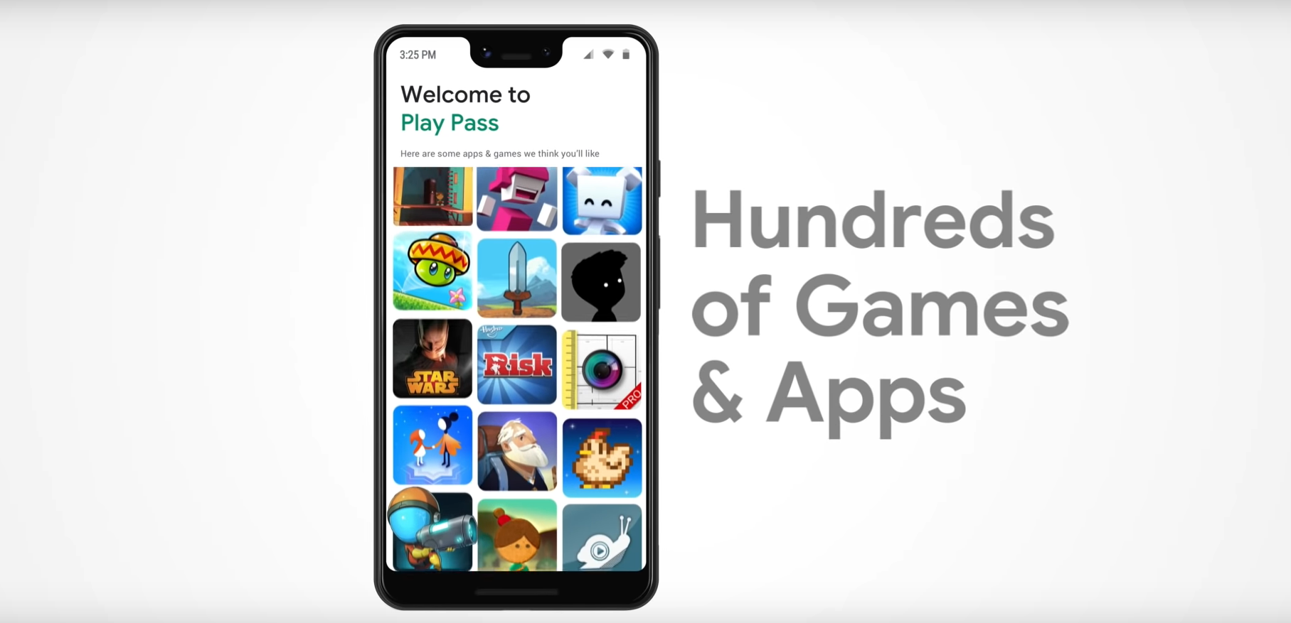 Google Play Pass, yang merupakan layanan berlangganan untuk game dan aplikasi