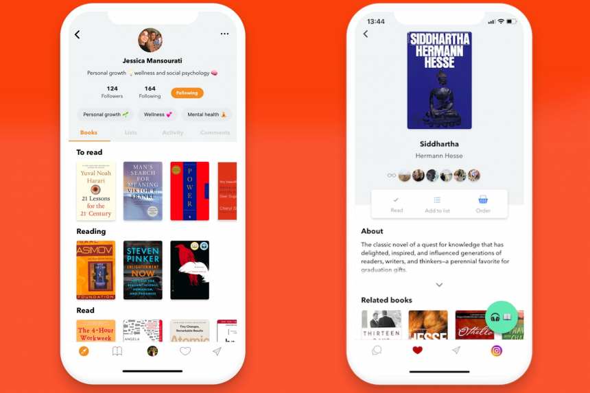 Bookself, приложение, чтобы поделиться своим любимым чтением 2