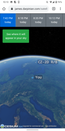 Insinyur Google membuat aplikasi web untuk membantu Anda melihat satelit di malam hari dengan mata telanjang 2