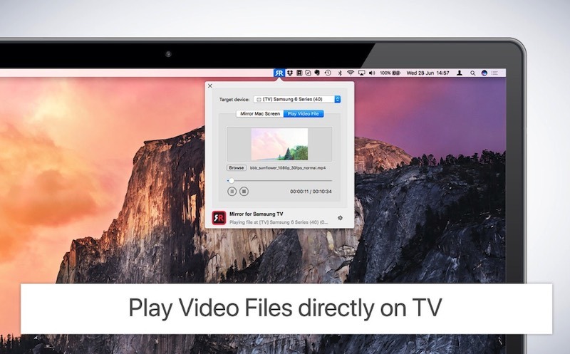 Беспроводная потоковая передача с Mac на TV Airbeamtv