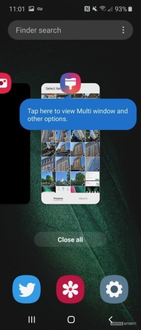 Samsung Galaxy Fold Tinjau kit One Home UI
