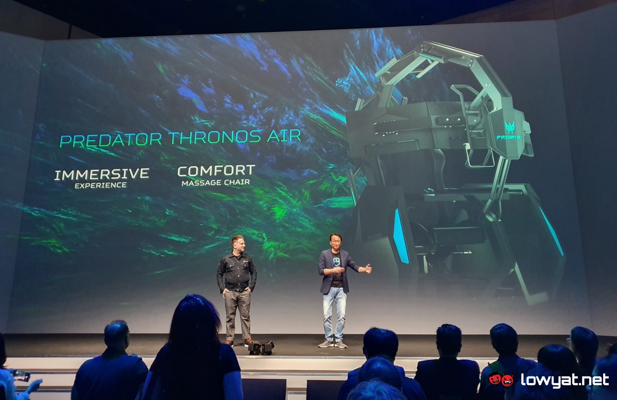 Acer Goes Bonkers Lagi dengan Kursi Pijat Gaming Predator Thronos Air
