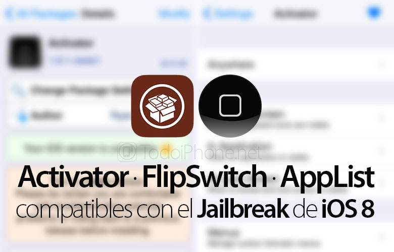 Activator, FlipSwitch dan AppList, sudah kompatibel dengan iOS 8 Jailbreak 2