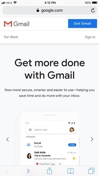 Peringatan Situs Web Gmail