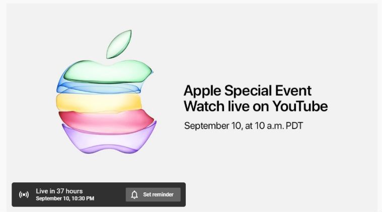 Apple Siaran Langsung Acara 10 September: Pengaturan waktu di India, cara menyaksikan langsung peluncuran iPhone 11