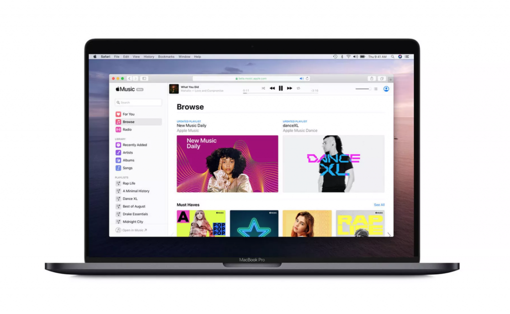AppleBerbasis Browser Baru Apple Musik Diluncurkan