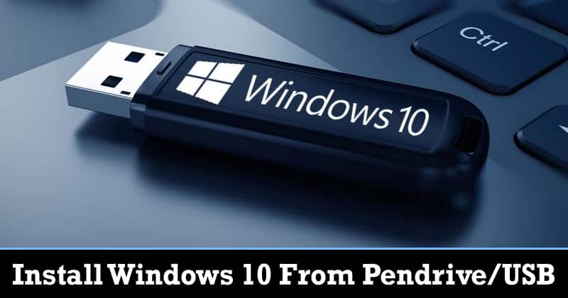 Bagaimana cara menginstall Windows 10 Dari Pendrive atau USB