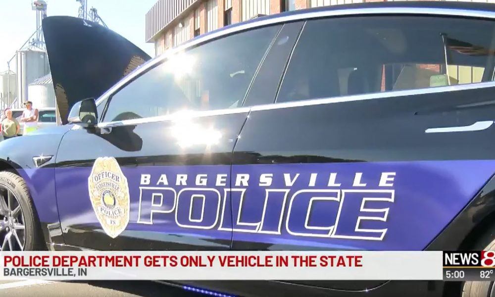Bargersville, Departemen Kepolisian Indiana melakukan upgrade ke Tesla Model 3