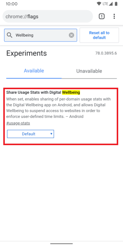 Bloquear todos los sitios web en Chrome utilizando el bienestar digital: funciona en Android 10 1