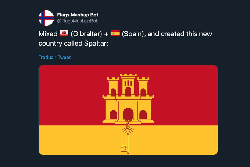 Bot virus ini dari Twitter menghasilkan bendera negara-negara yang tidak ada seperti Spaltar, persatuan Spanyol dan Gibraltar