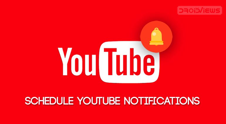 Schedule YouTube Notifications