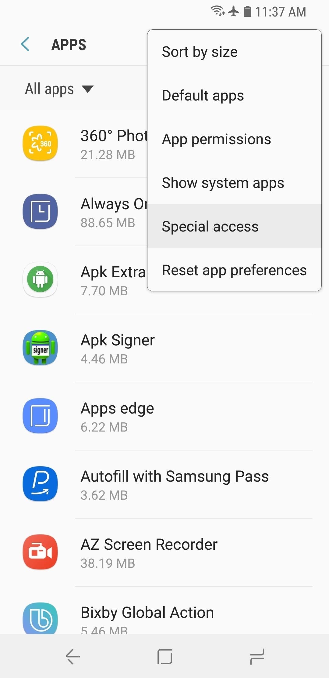 Hur man hämtar appar på Android 8.0 eller senare 