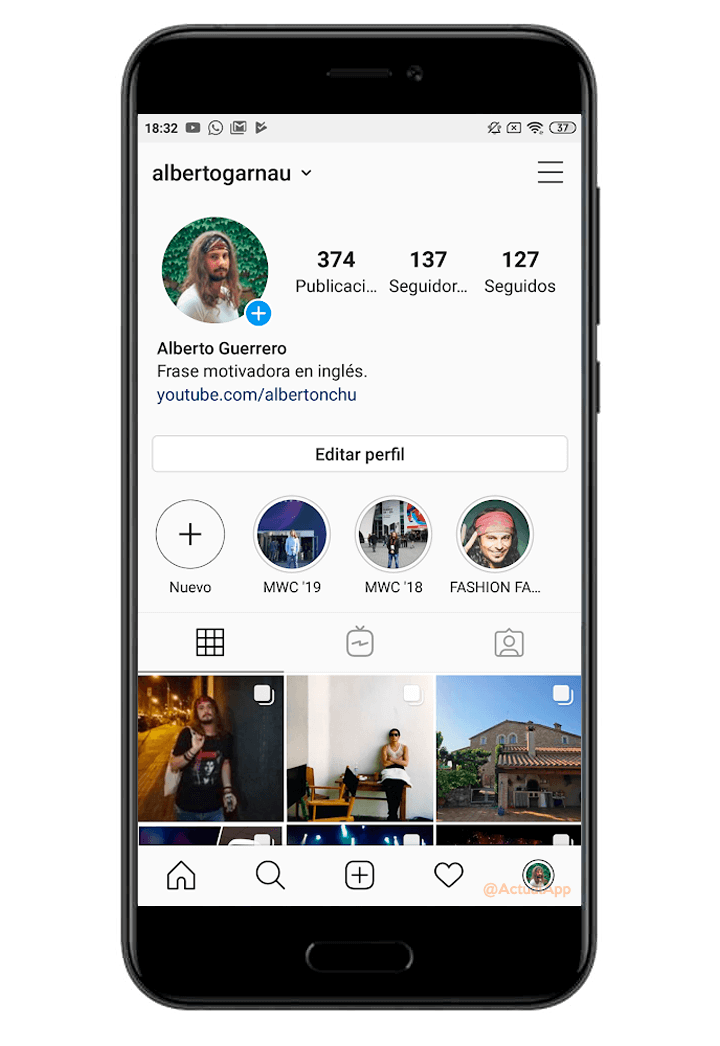 Cara masuk ke beberapa akun Instagram dengan profil utama Anda 1