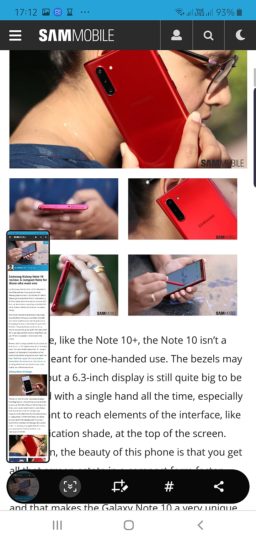 Cara mengambil tangkapan layar di Galaxy Note 10 dan Galaxy Note 10 Plus 1