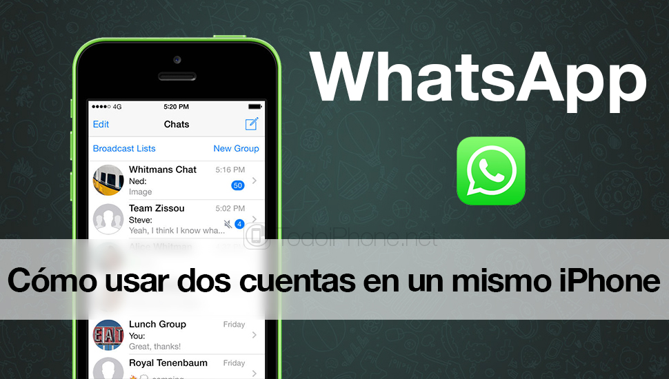 Cara menggunakan dua akun WhatsApp pada iPhone yang sama 2