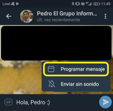 Gambar - Cara memprogram pesan pada Telegram
