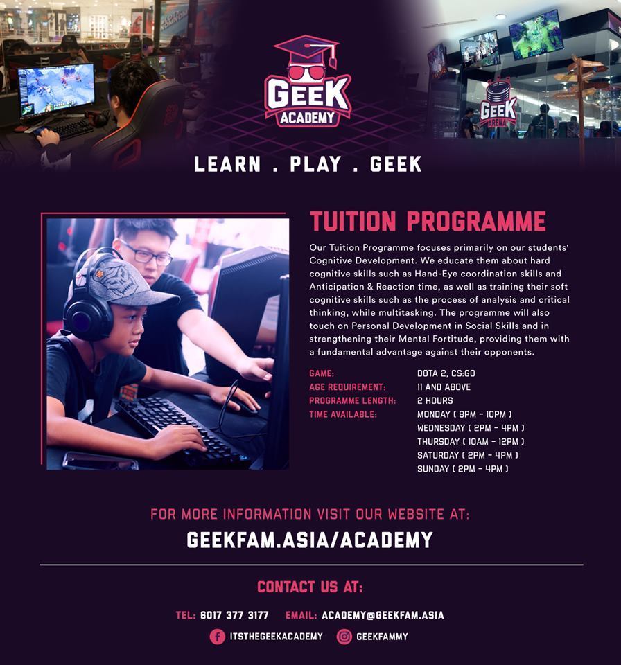 Geek Fam Mengumumkan Program Kuliah Esports Mereka Sendiri: The Geek Academy 3
