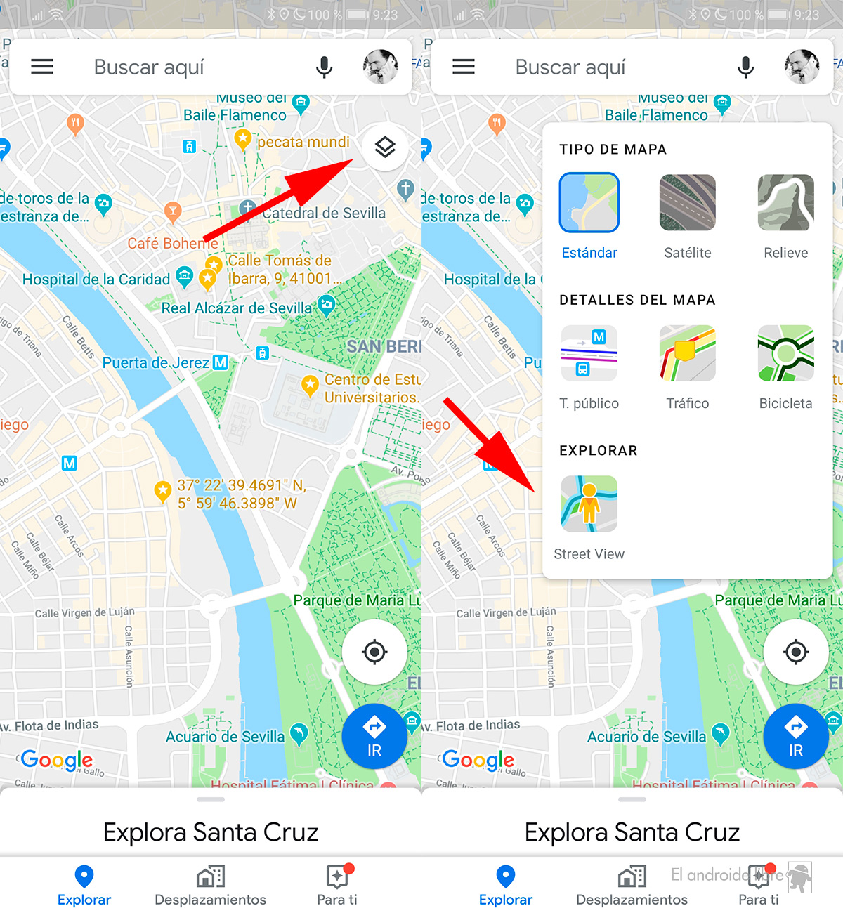 Cara mengaktifkan Street View di Google Maps untuk Android