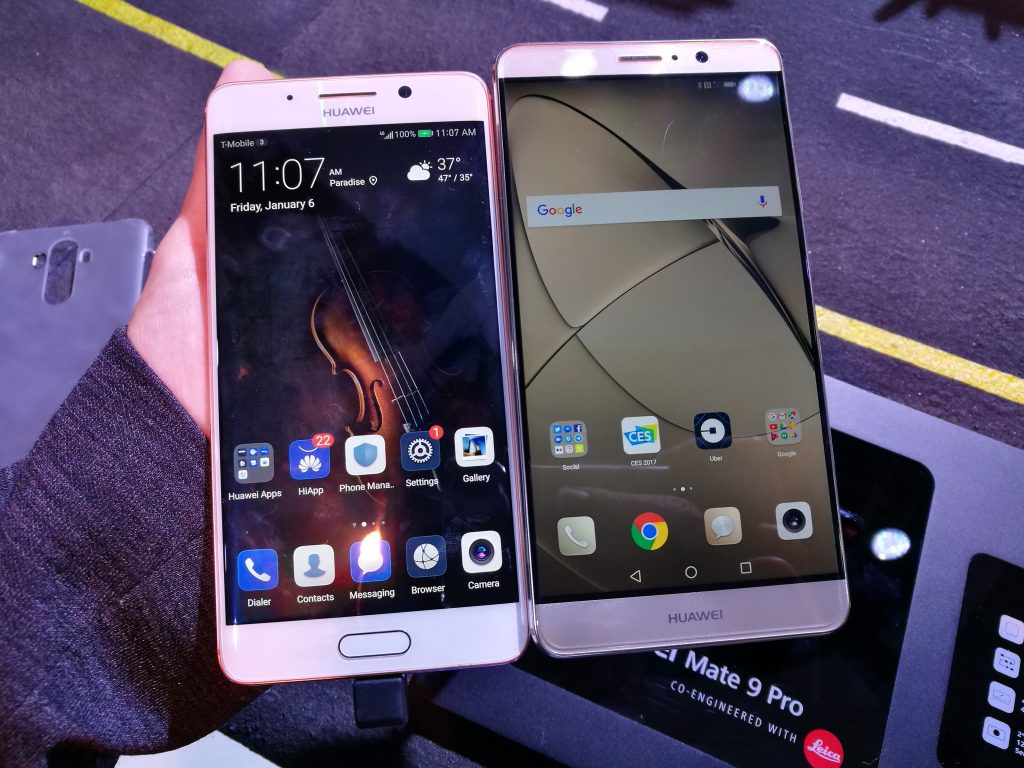 Huawei Mate 9 Pro versus Mate 9 [Video] # CES2017
