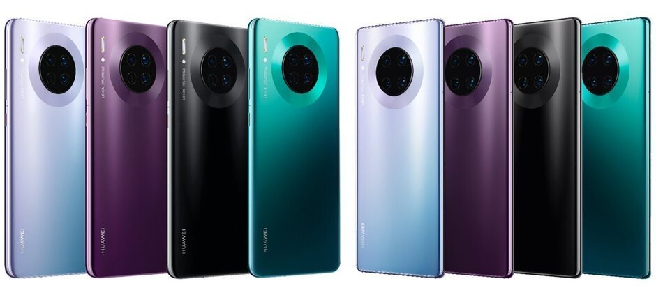 Huawei Mate 30 dan 30 Pro yang baru menampilkan ikon