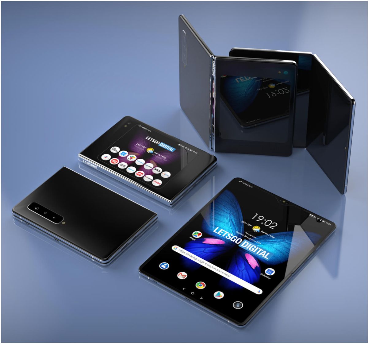 Inilah yang dilakukan Samsung Galaxy Fold 2 bisa terlihat seperti 1