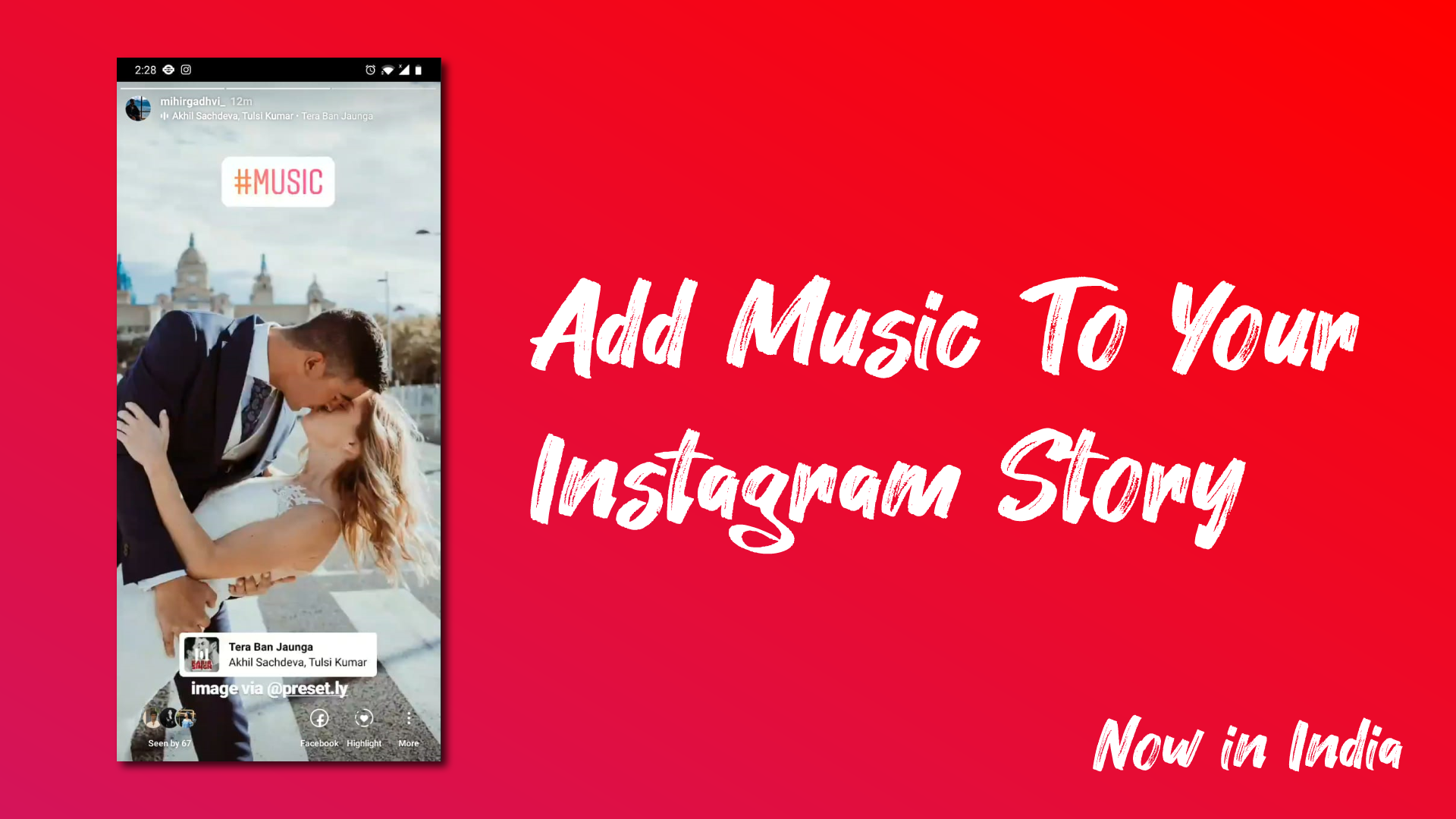 Instagram Musik sekarang tersedia di India; Terbatas hanya untuk Cerita