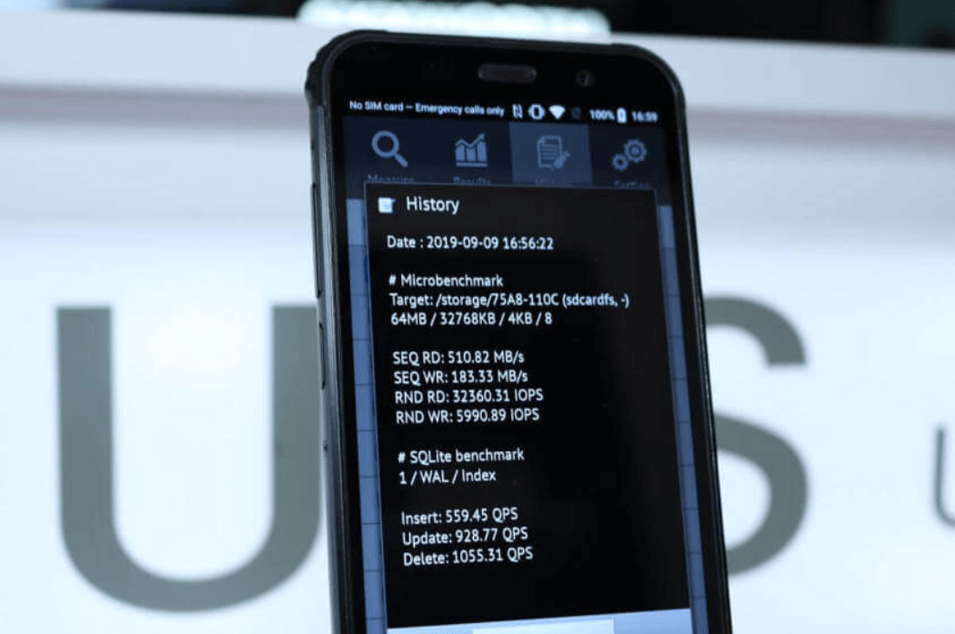 Testy porównawcze kart Samsung UFS