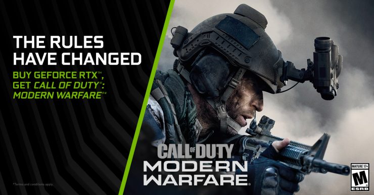 Call of Duty: Modern Warfare gratis dengan Nvidia GeForce RTX