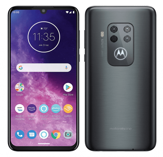 Gambar - Motorola One Zoom, kamera belakang quad dan pembaca sidik jari di layar untuk € 429