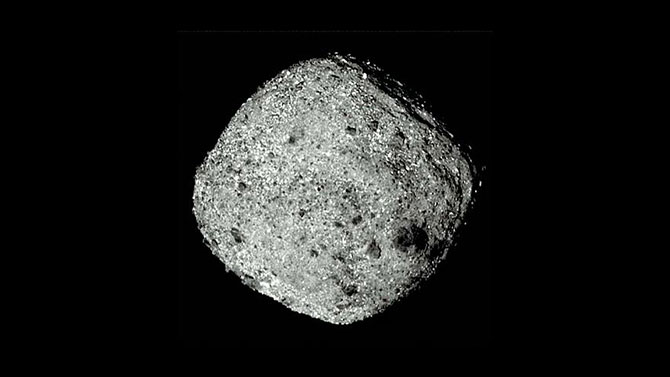 NASA menerbitkan foto asteroid Bennu, yang akan berlalu di dekat Bumi 1