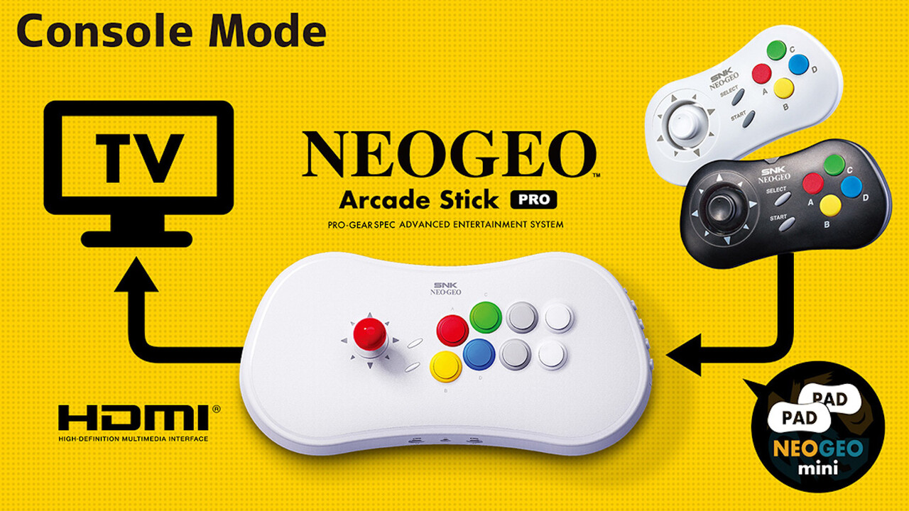 NeoGeo: Arcade Stick Pro ist Retro-Konsole im Retro-Controller