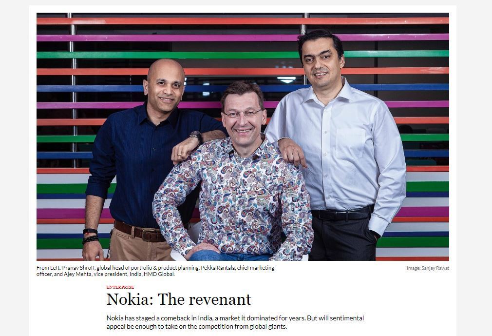 Nokia smartphones pangsa pasar di India 2,8%, Pekka meninggalkan bulan ini dan informasi lainnya dari profil di Fortune India