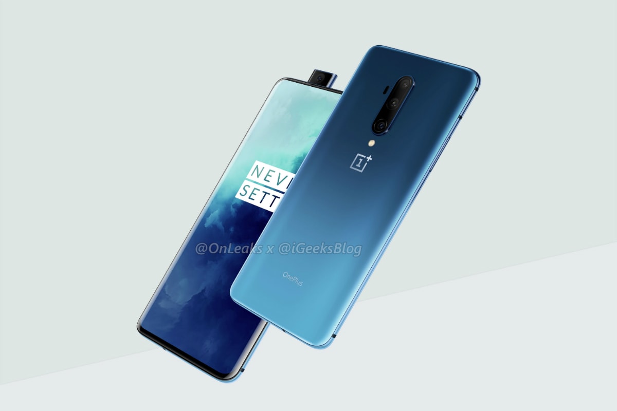 OnePlus 7T Pro Leaked Render Surfaces, OnePlus 7T Benchmark Listing Spotted Online