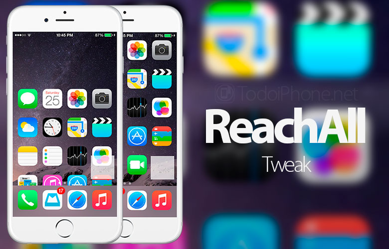ReachAll, tweak yang meningkatkan penanganan iPhone 5s, 5c dan 5 dengan satu tangan 2
