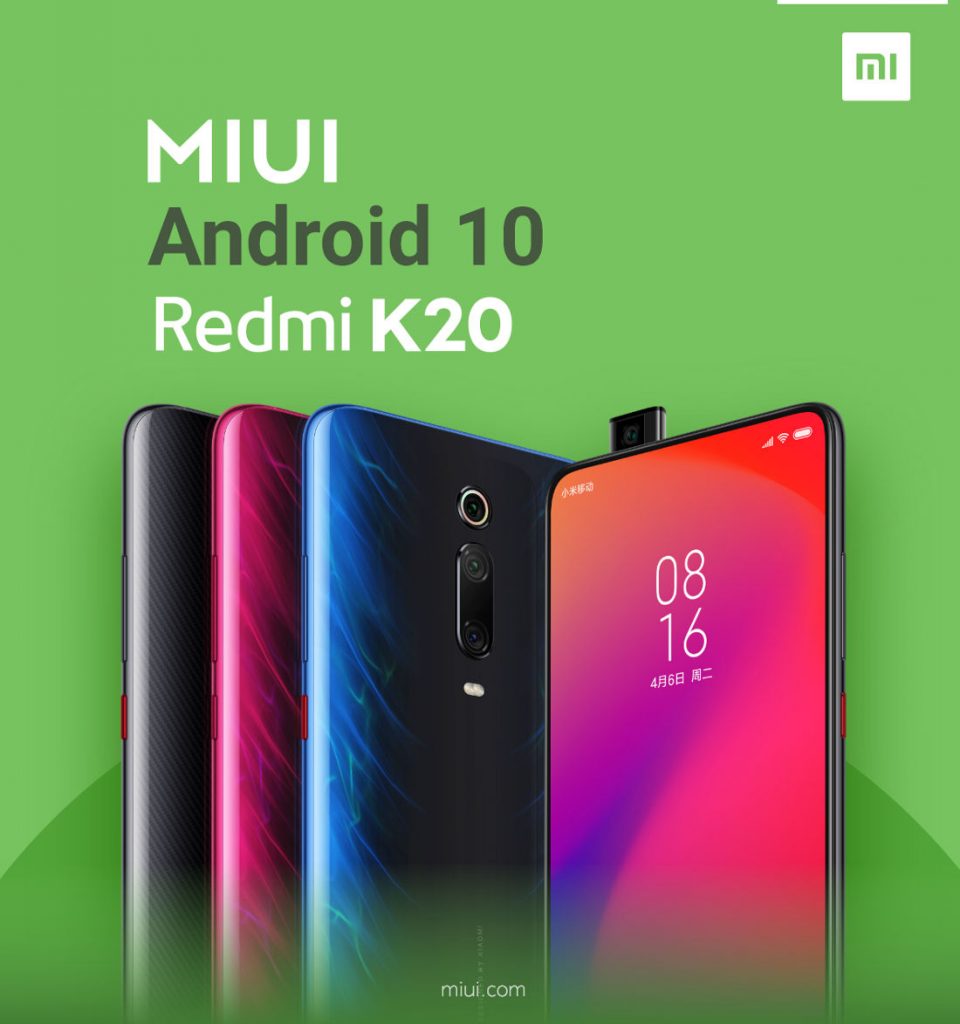 Redmi K20 dikatakan menerima pembaruan Android 10 pada awal Oktober