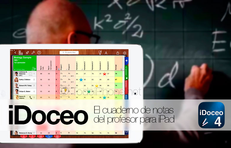 iDoceo 4, en ny version av lärarens bärbara dator för iPad 2
