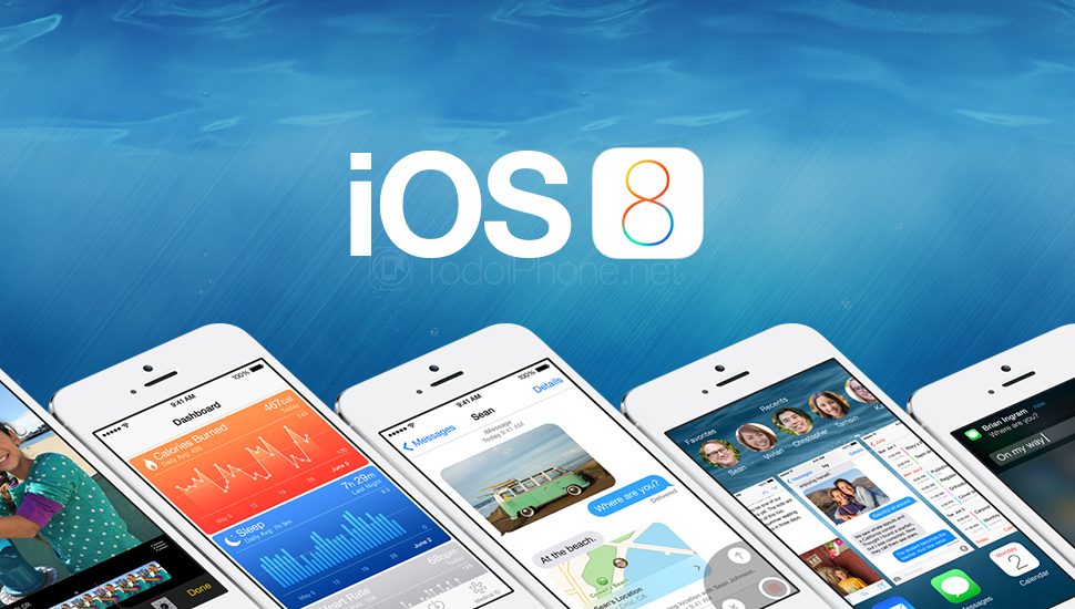 iOS 8: fitur baru yang kami temukan dengan penggunaannya 2