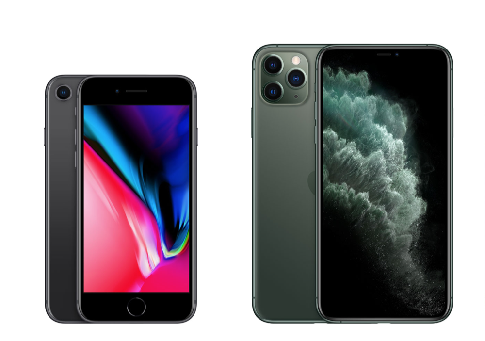 iPhone 11 Pro Max vs iPhone 8–AppleWajah iPhone Tidak Aktif!