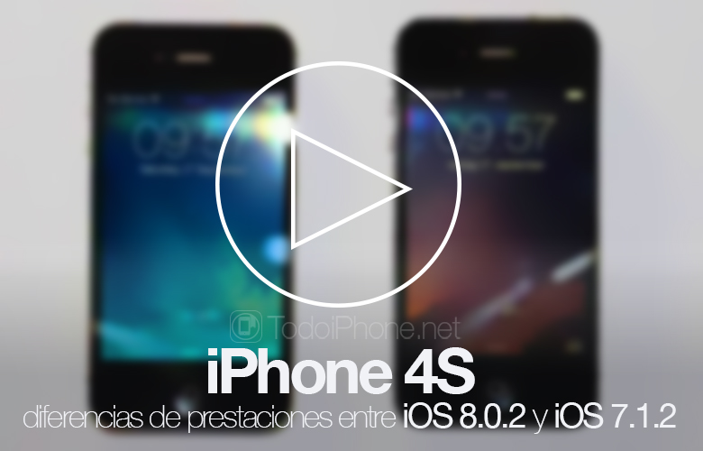 iPhone 4S, perbedaan kinerja dengan iOS 8.0.2 dan iOS 7.1.2 2