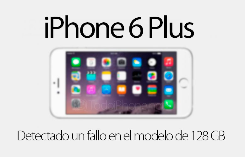 iPhone 6 Plus, mendeteksi kegagalan dalam model 128 GB 2