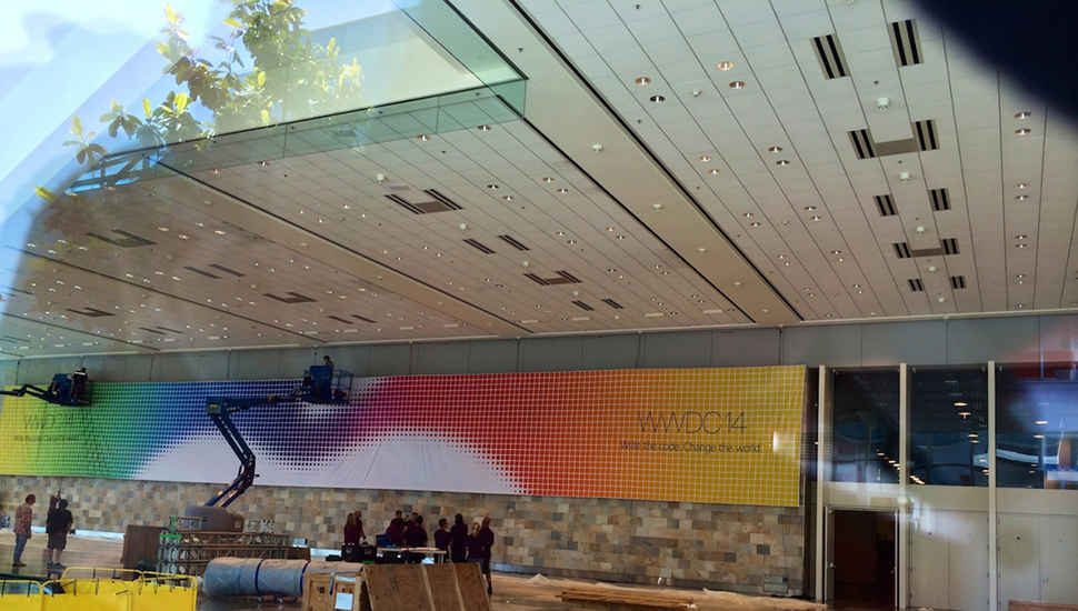 Apple mempersiapkan Moscone West Center untuk WWDC 14 3