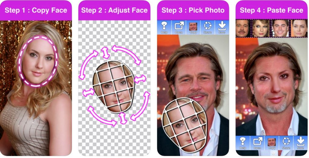 Best Face Cut&paste Apps Android/ iPhone
