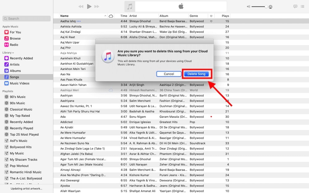 Cara Menghapus Anda Apple Perpustakaan Musik di iPhone, iPad, macOS, Android, dan Windows 6